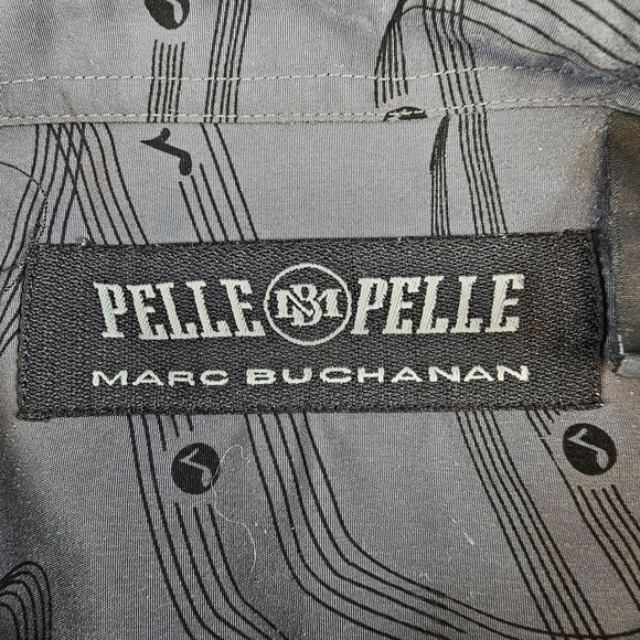 Pelle Pelle Marc Buchanan Shirt Men's 2XL Gray Rhapsody Blues Saxophone‎ Jazz - Picture 9 of 11